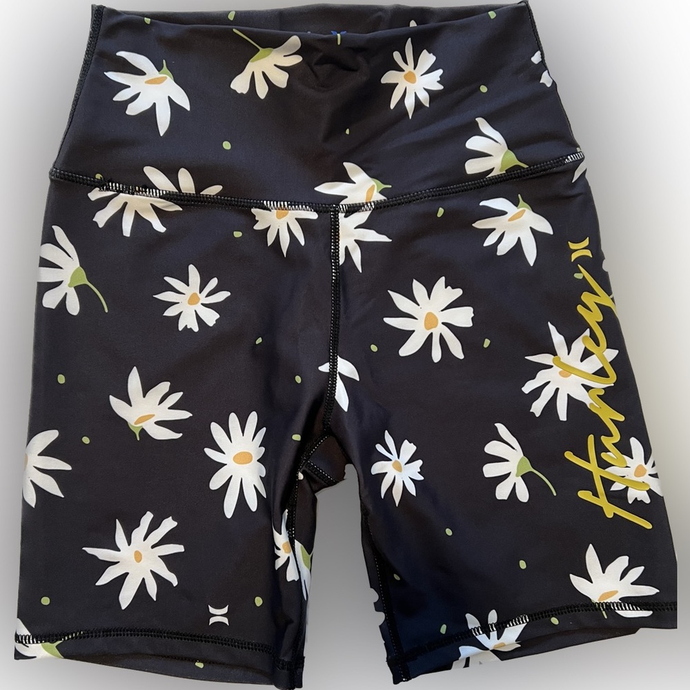 Hurley Athletic Biker Daisy Shorts